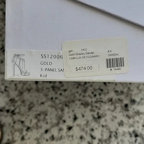 Camilla Skovgaard stiletto sandals EU sz 38.5 US sz 8.5 - Picture 3 of 14